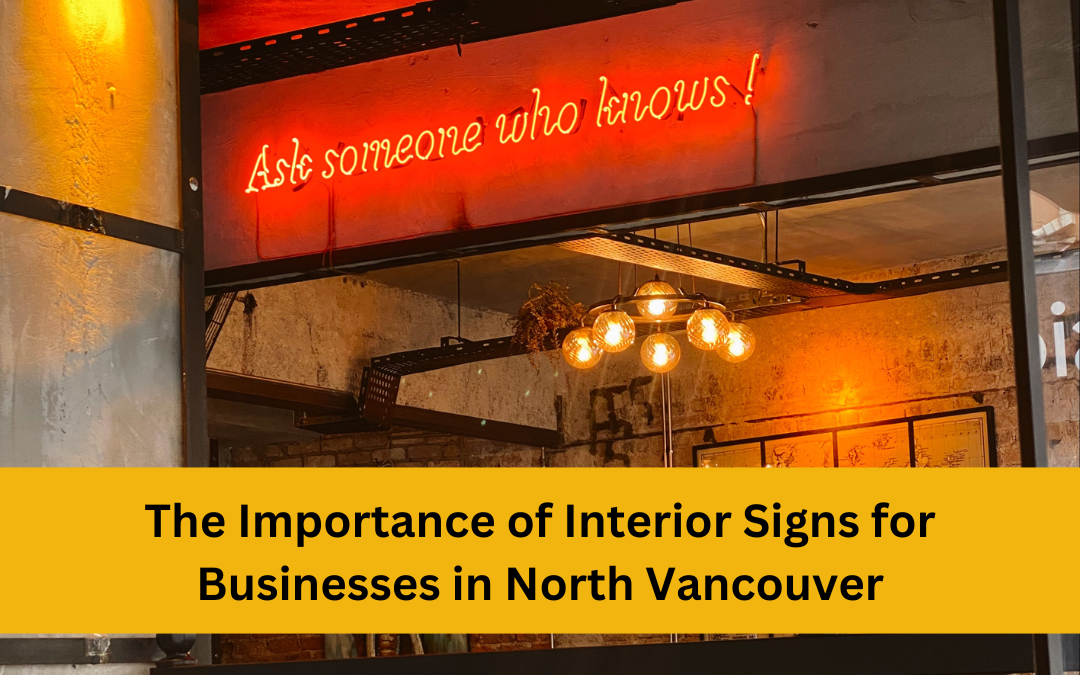 North Vancouver interior signs